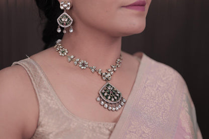 Traditional Mehndi Design Necklace