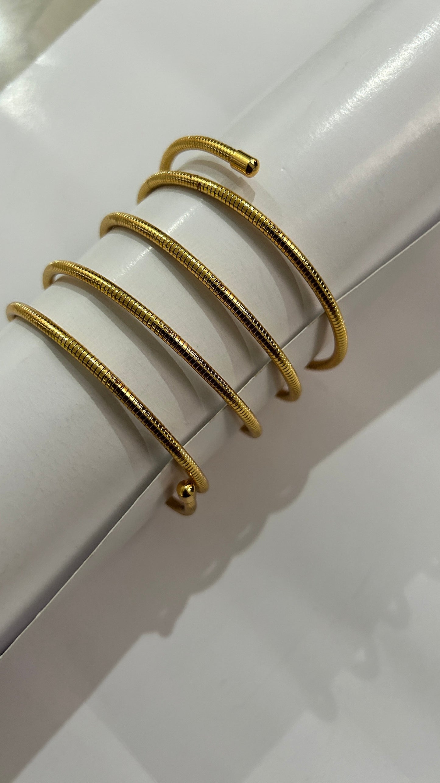 Spiral Bangle Style Kada Bracelet